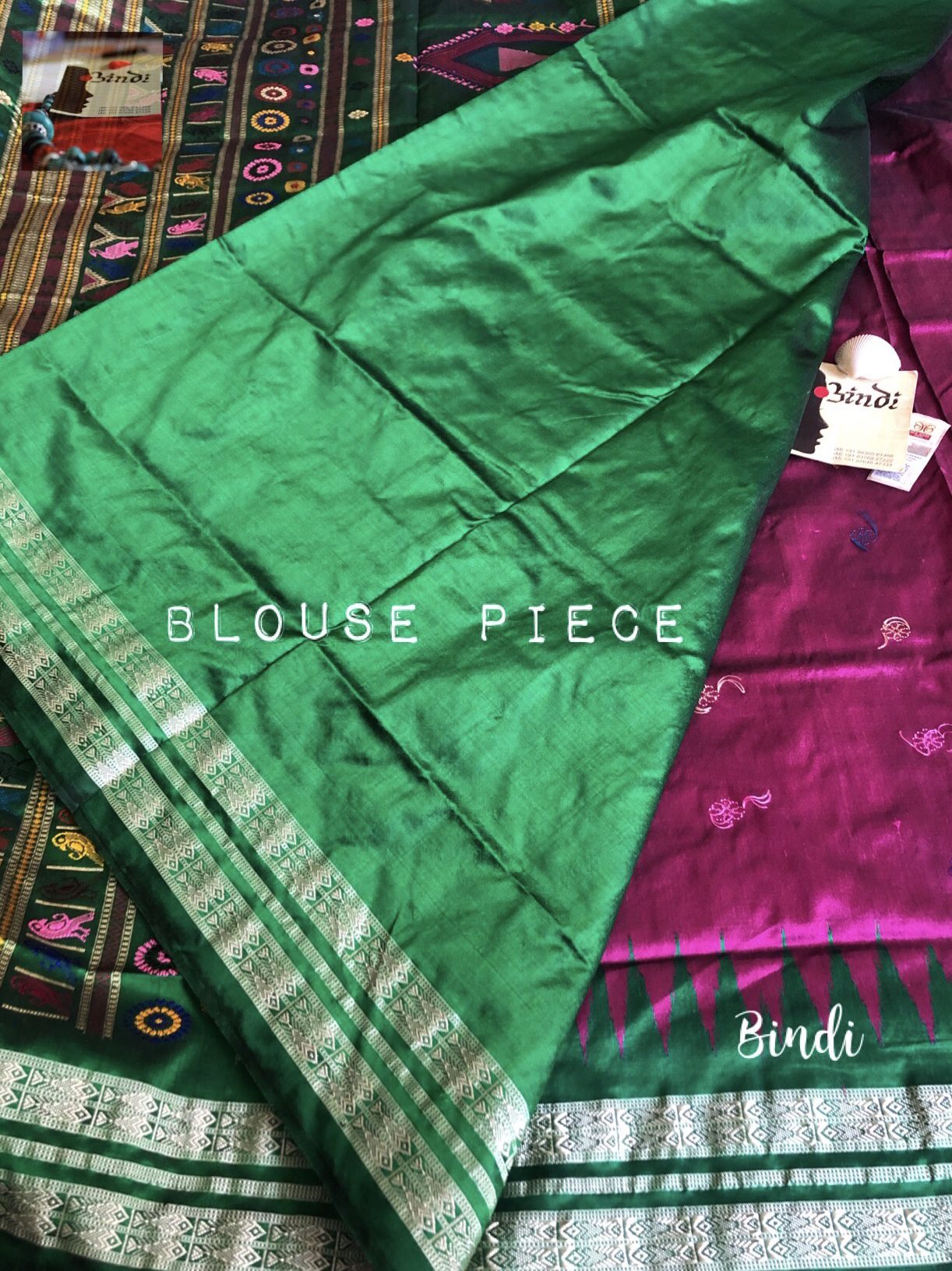 Yachana - Handwoven Pure Dolabedi Silk Saree - Bindi Studio