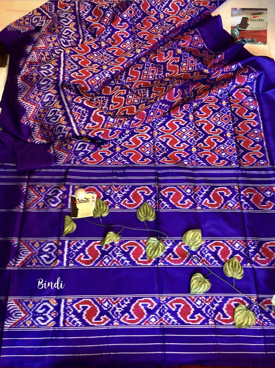 Ashmi - Handwoven Pure cambodian ikat Silk - Bindi Studio