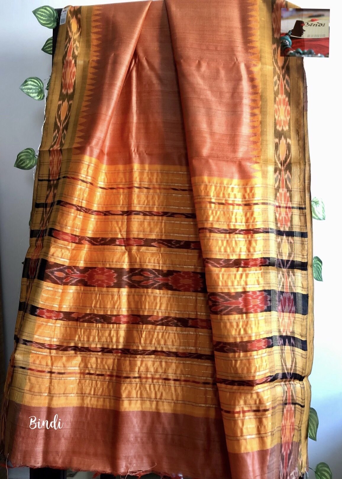 SABARI I – HANDWOVEN CHATTISGARH TUSSAR SAREE - Bindi Studio