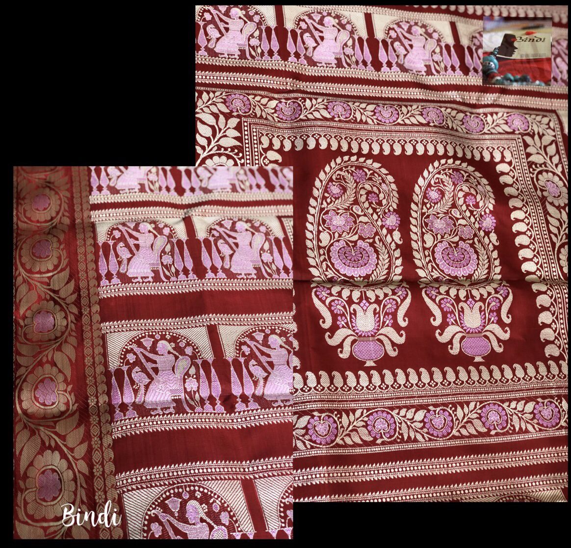 Rajeshwari (REVIVAL BALUCHARI # 5) – HISTORY WOVEN ON FABRIC - Bindi Studio