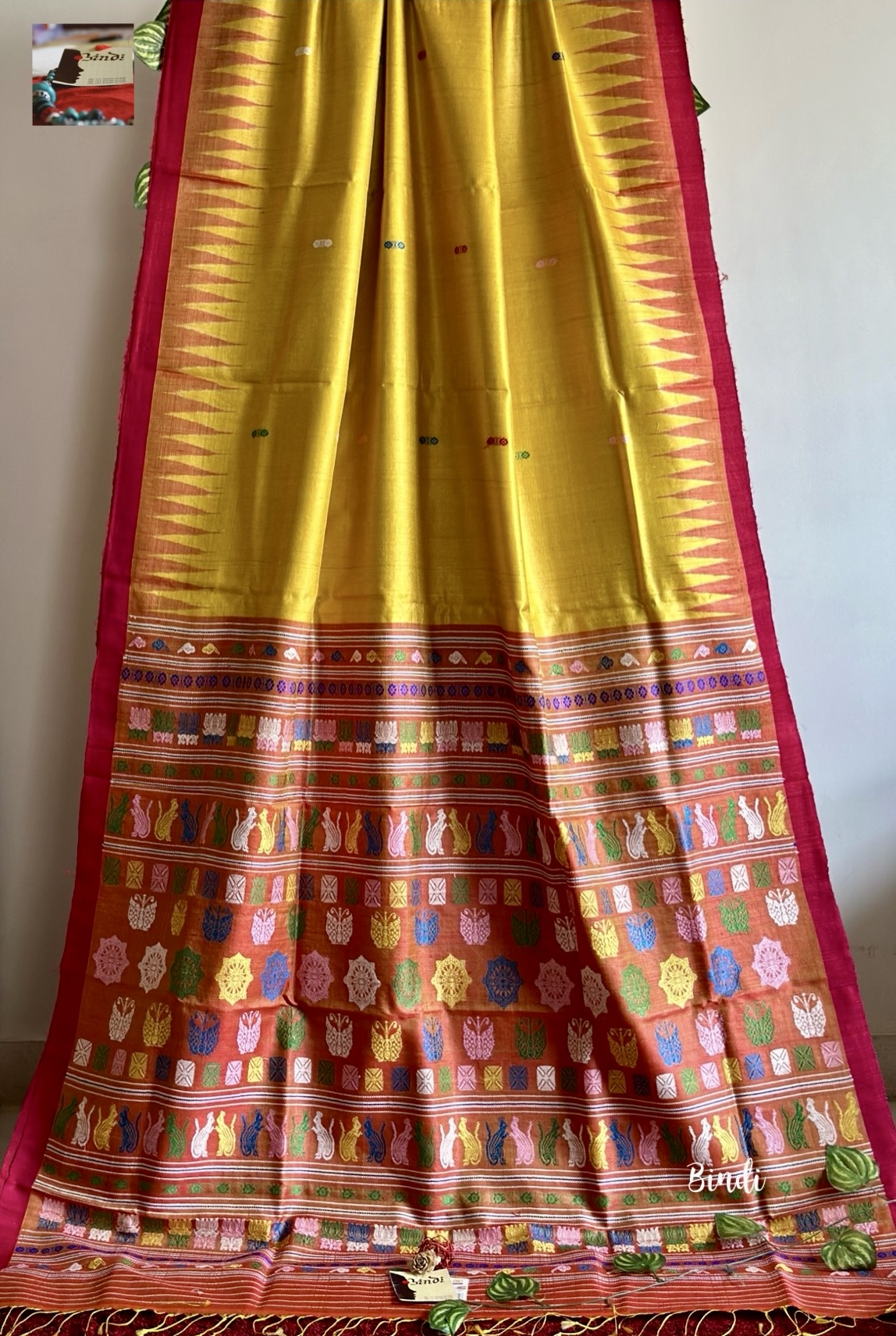 Tussar Silk Madhubani Handpainted Saree Manufacturer, Supplier From  Raigarh, Chhattisgarh - Latest Price